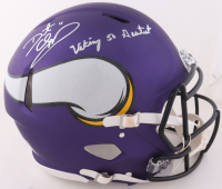 Daunte Culpepper Signed Vikings Full-Size Authentic On-Field Speed Helmet Inscribed "Viking 50 Greatest" (JSA) at PristineAuction.com