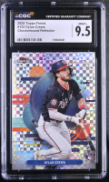 Dylan Crews 2025 Topps Finest Checkerboard Refractor #125 RC (CGC 9.5) at PristineAuction.com