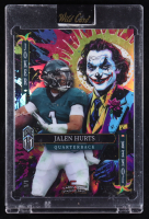 Jalen Hurts 2025 Wild Card Jokers Wild Multi-Sport Rainbow #JHNat05 #1/1 at PristineAuction.com