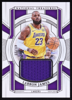 LeBron James 2024-25 Panini National Treasures Retro Materials #14 #49/99 at PristineAuction.com
