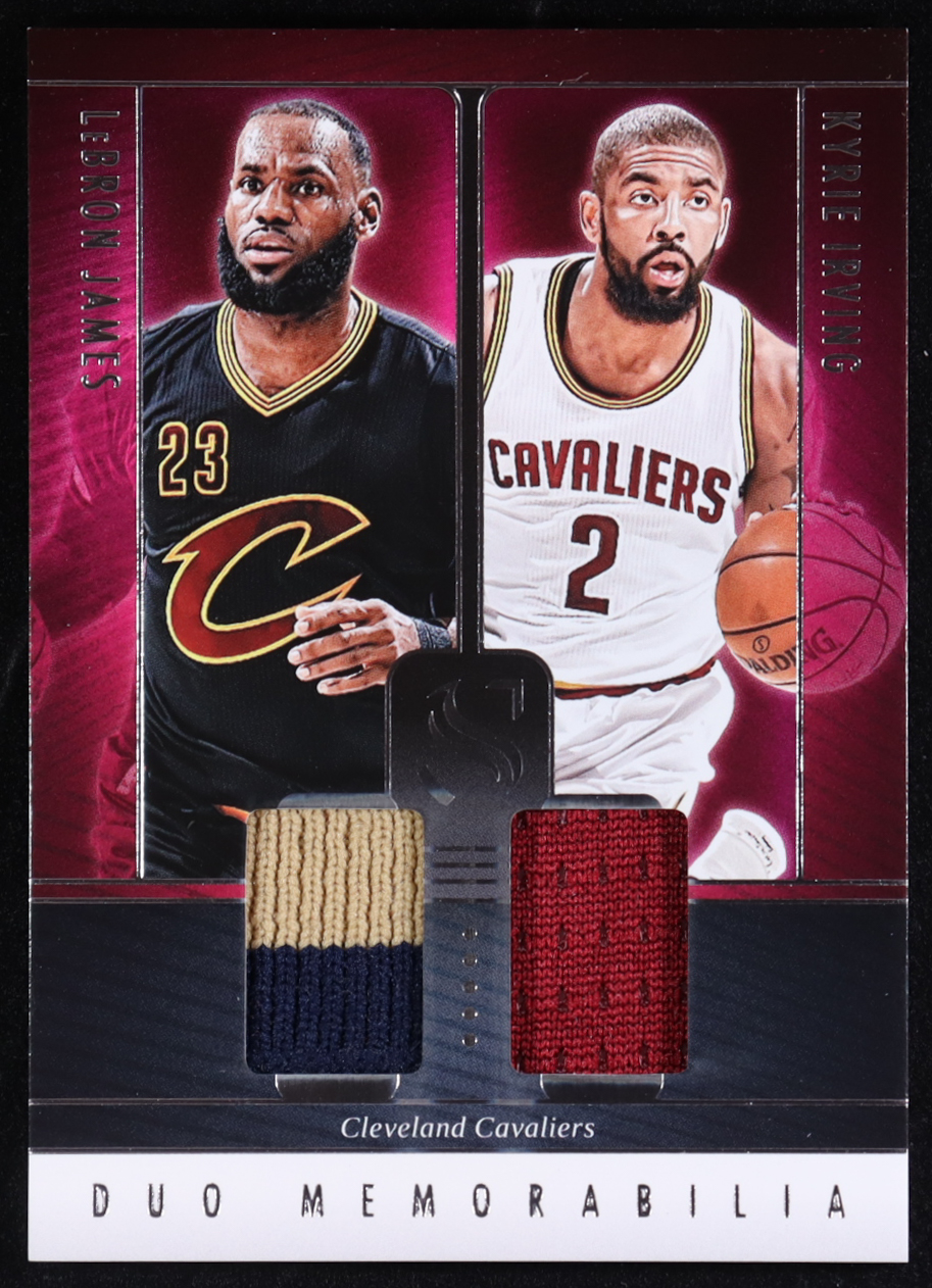 Kyrie Irving / LeBron James 2024-25 Panini Silhouette Duo Memorabilia #4 at PristineAuction.com Kyrie Irving / LeBron James 2024-25 Panini Silhouette Duo Memorabilia #4 at PristineAuction.com