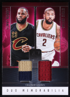 Kyrie Irving / LeBron James 2024-25 Panini Silhouette Duo Memorabilia #4 at PristineAuction.com