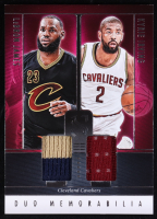 Kyrie Irving / LeBron James 2024-25 Panini Silhouette Duo Memorabilia #4 at PristineAuction.com