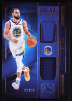 Stephen Curry 2024-25 Panini Silhouette Dual Materials Bronze #34 #83/99 at PristineAuction.com