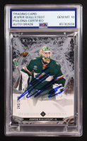 Jesper Wallstedt Signed 2024-25 Upper Deck Black Diamond Futures #BDF-JW RC (PSA | Autograph Graded PSA 10) at PristineAuction.com