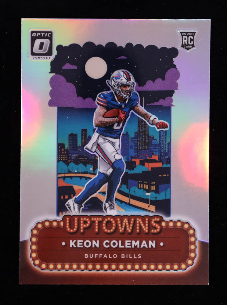 Keon Coleman 2024 Donruss Optic Uptowns #15 RC at PristineAuction.com Keon Coleman 2024 Donruss Optic Uptowns #15 RC at PristineAuction.com