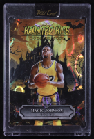 Magic Johnson 2025 Wild Card Haunted Hits Monster Hunt Creepy Castle Orange Lava #MJ #2/2 at PristineAuction.com