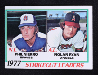 Phil Niekro / Nolan Ryan 1978 Topps #206 Strikeout Leaders DP at PristineAuction.com