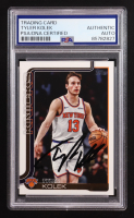 Tyler Kolek Signed 2025-26 Topps #20 (PSA) at PristineAuction.com