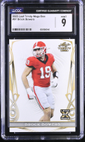 Brock Bowers 2023 Leaf Trinity Mega Box #97 RC (CGC 9) at PristineAuction.com