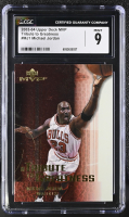 Michael Jordan 2003-04 Upper Deck MVP Tribute To Greatness #MJ1 (CGC 9) at PristineAuction.com