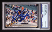 Freddy Peralta Signed 2018 Topps Update Series #US39 RC (PSA | Autograph Graded PSA 10) at PristineAuction.com
