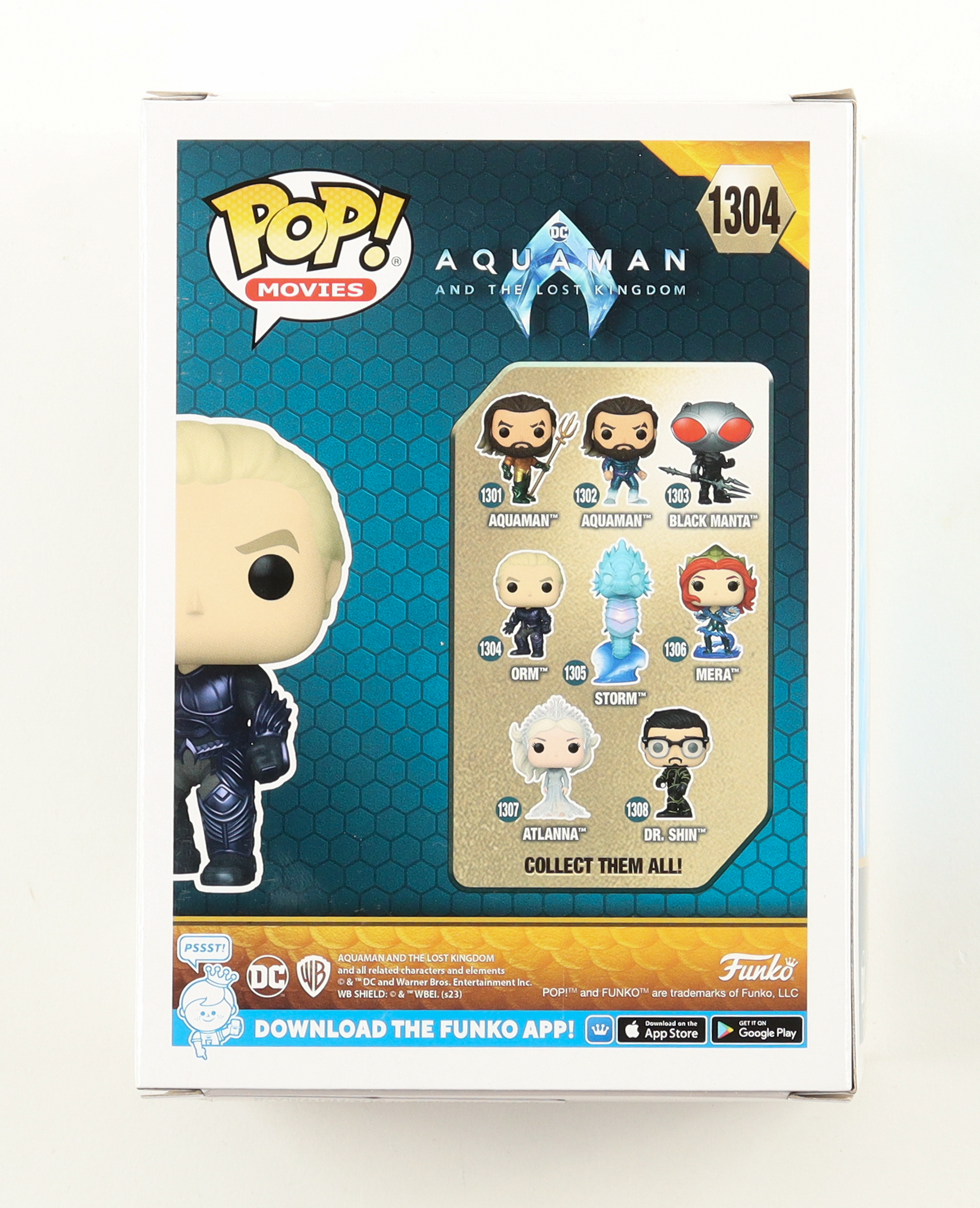 Patrick Wilson Signed "Aquaman and the Lost Kingdom" #1304 Orm Funko Pop! Vinyl Figure (JSA) at PristineAuction.com Patrick Wilson Signed "Aquaman and the Lost Kingdom" #1304 Orm Funko Pop! Vinyl Figure (JSA) at PristineAuction.com