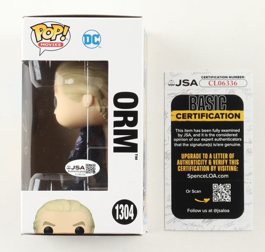 Patrick Wilson Signed "Aquaman and the Lost Kingdom" #1304 Orm Funko Pop! Vinyl Figure (JSA) at PristineAuction.com Patrick Wilson Signed "Aquaman and the Lost Kingdom" #1304 Orm Funko Pop! Vinyl Figure (JSA) at PristineAuction.com