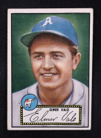 Elmer Valo 1952 Topps #34A Black at PristineAuction.com