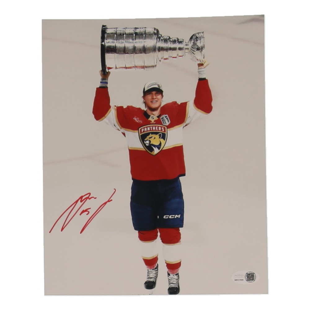 Anton Lundell Signed Panthers 8x10 Photo (JSA) at PristineAuction.com