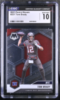 Tom Brady 2021 Panini Mosaic #201 (CGC 10) at PristineAuction.com