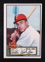 Willie Jones 1952 Topps #47 Black at PristineAuction.com
