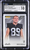 Brock Bowers 2024 Panini Instant Studio Rookies #SR-37 RC (CGC 10) at PristineAuction.com