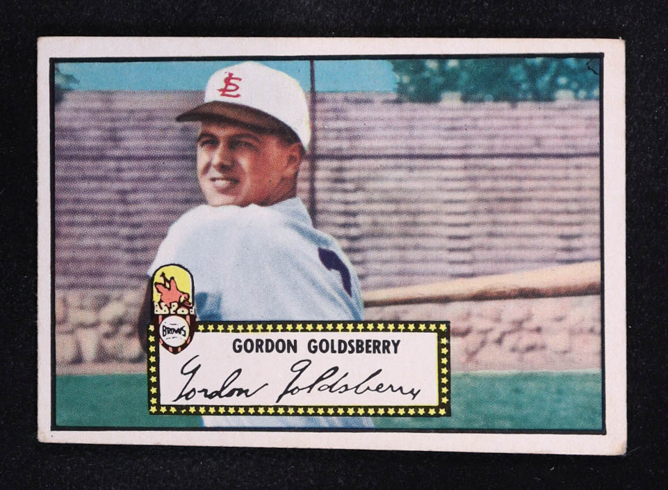 Gordon Goldsberry 1952 Topps #46A Black RC at PristineAuction.com Gordon Goldsberry 1952 Topps #46A Black RC at PristineAuction.com