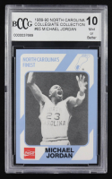 Michael Jordan 1989-90 North Carolina Collegiate Collection #65 (BCCG 10) at PristineAuction.com