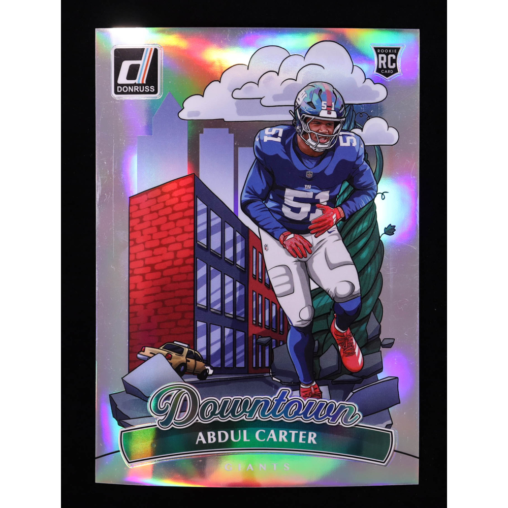 Abdul Carter 2025 Donruss Downtown! Oversize #20 RC at PristineAuction.com