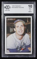 Sandy Koufax 1978 TCMA 60's #130 (BCCG 10) at PristineAuction.com