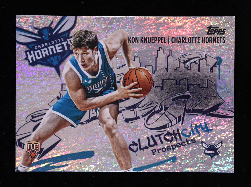 Kon Knueppel 2025-26 Topps Clutch City Prospects Holo Foil #CC4 RC at PristineAuction.com Kon Knueppel 2025-26 Topps Clutch City Prospects Holo Foil #CC4 RC at PristineAuction.com