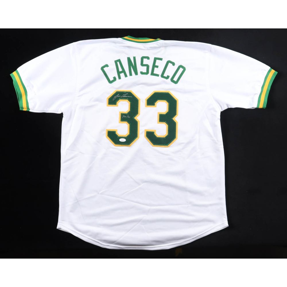 Jose Canseco Signed Jersey Inscribed "40/40" (JSA) at PristineAuction.com
