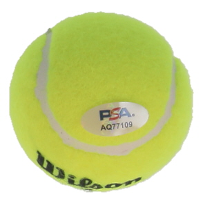 Jannik Sinner Signed Tennis Ball (PSA) at PristineAuction.com Jannik Sinner Signed Tennis Ball (PSA) at PristineAuction.com