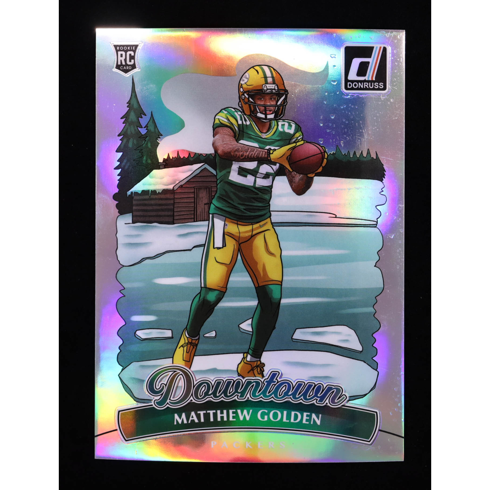 Matthew Golden 2025 Donruss Downtown! Oversize #18 RC at PristineAuction.com