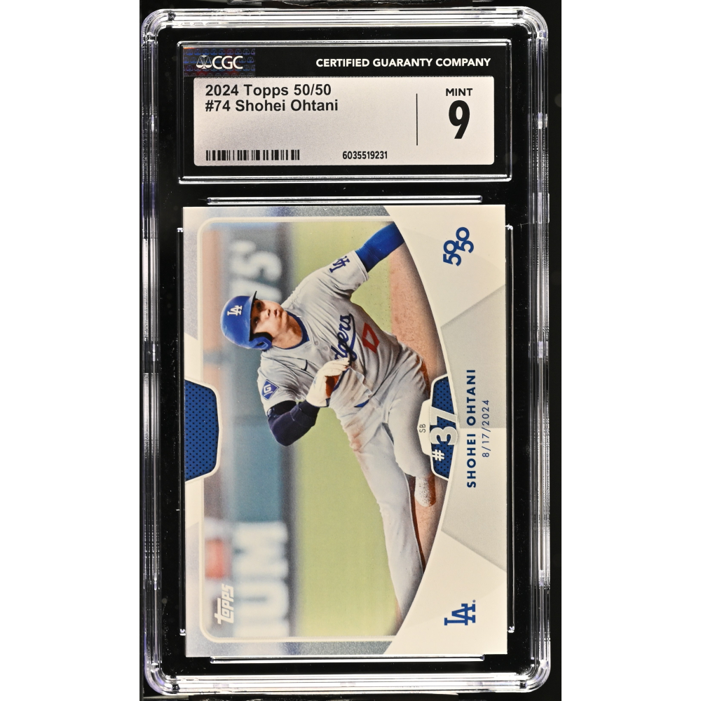 Shohei Ohtani 2024 Topps 50/50 #74 (CGC 9) at PristineAuction.com