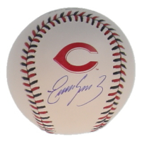 Eugenio Suarez Signed OML Reds Logo Baseball (JSA) at PristineAuction.com