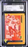 Trevor Lawrence 2021 Panini Chronicles Draft Picks Flux Orange #232 RC (CGC 10) at PristineAuction.com