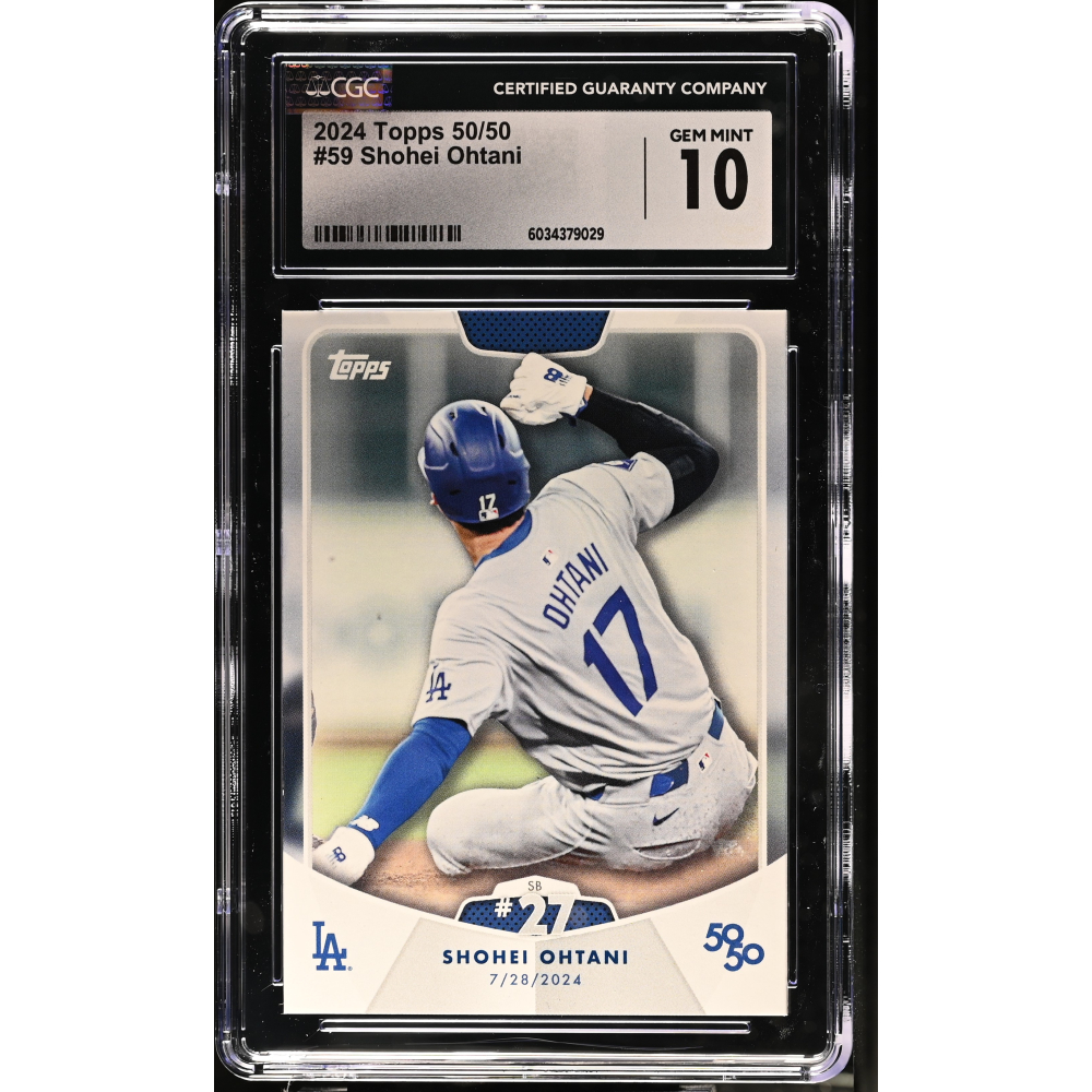 Shohei Ohtani 2024 Topps 50/50 #59 (CGC 10) at PristineAuction.com