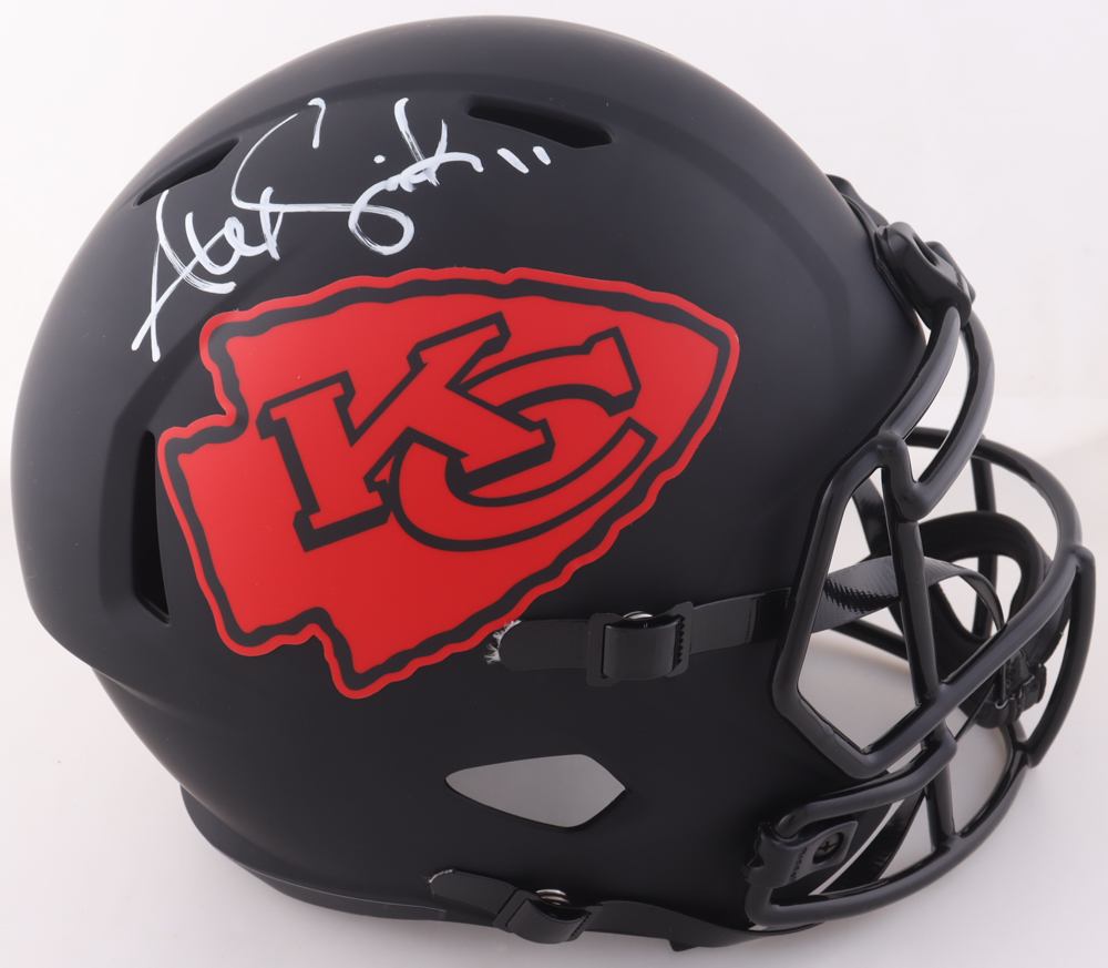 Alex Smith Signed Chiefs Eclipse Alternate Full-Size Speed Helmet (Beckett) at PristineAuction.com Alex Smith Signed Chiefs Eclipse Alternate Full-Size Speed Helmet (Beckett) at PristineAuction.com