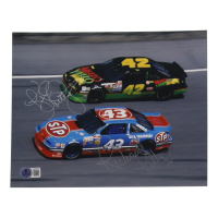 Richard Petty & Kyle Petty Signed 8x10 Photo (Beckett) at PristineAuction.com