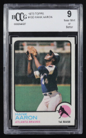 Hank Aaron 1969 Topps #100 (BCCG 9) at PristineAuction.com