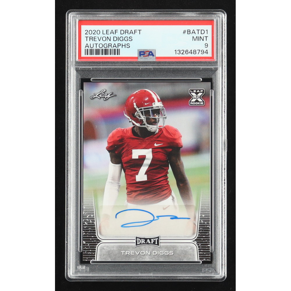 Trevon Diggs 2020 Leaf Draft Autographs #BATD1 RC (PSA 9) at PristineAuction.com
