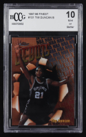 Tim Duncan 1997-98 Finest #101 B RC (BCCG 10) at PristineAuction.com