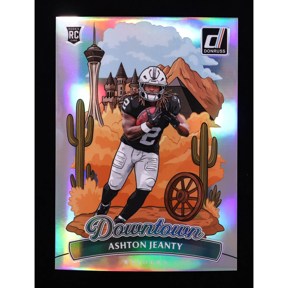 Ashton Jeanty 2025 Donruss Downtown! Oversize #11 RC at PristineAuction.com