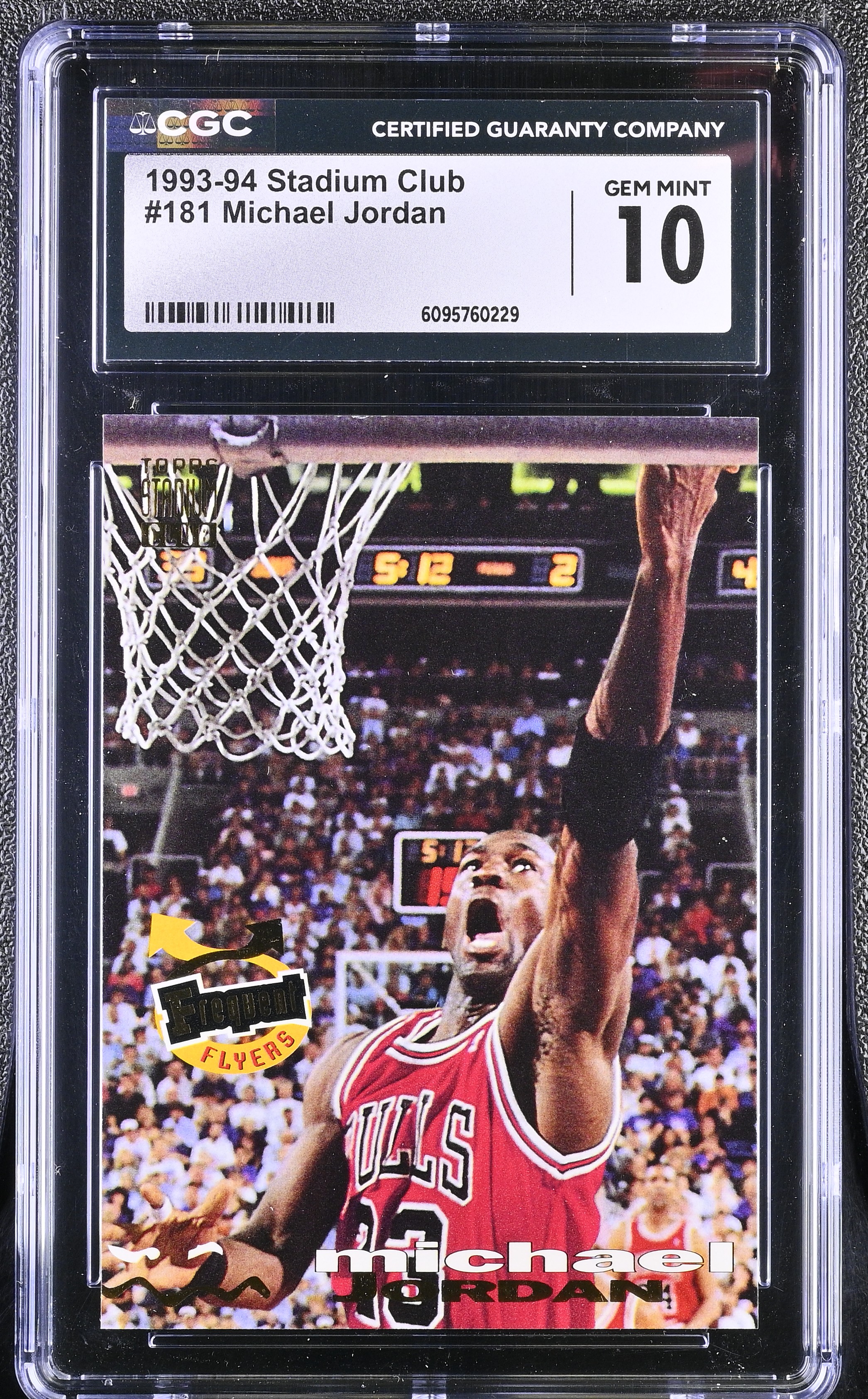 Michael Jordan 1993-94 Stadium Club #181 (CGC 10) at PristineAuction.com Michael Jordan 1993-94 Stadium Club #181 (CGC 10) at PristineAuction.com