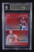 Floyd Mayweather Jr. / Conor Mcgregor 2023 Leaf Metal Special Release Exclusive Legends Edition Mojo Red Foil Proofs Double (BGS 9.5) at PristineAuction.com