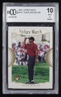 Tiger Woods 2001 Upper Deck #151 VM RC (BCCG 10) at PristineAuction.com