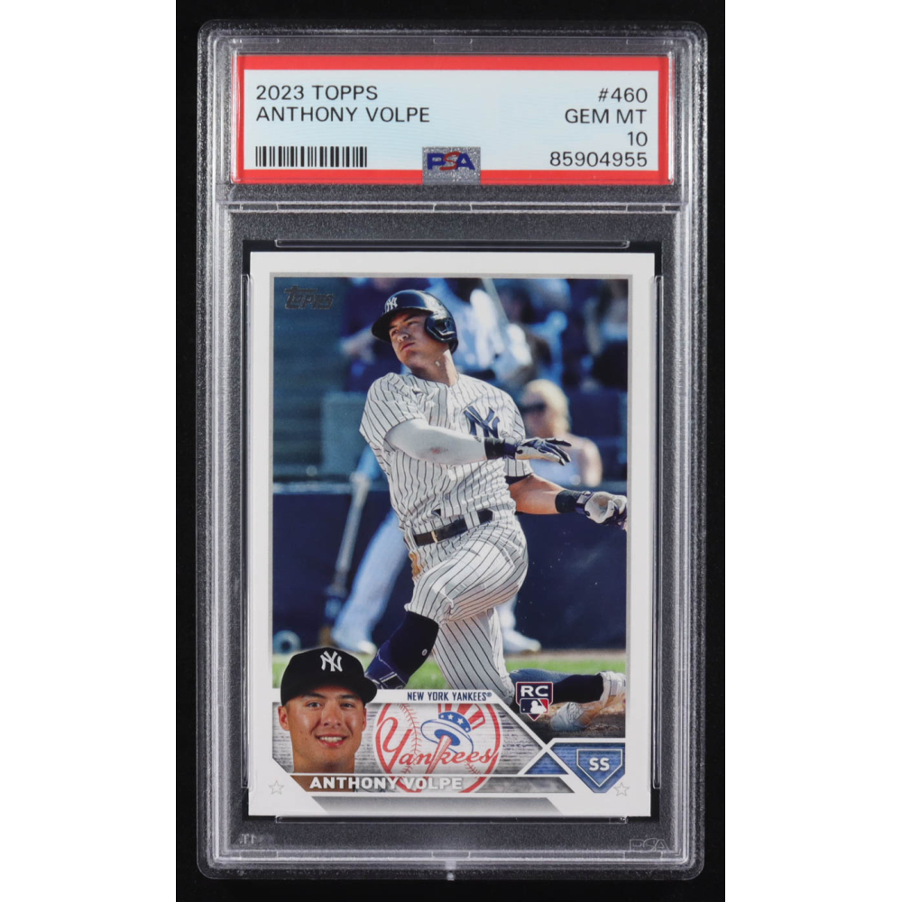 Anthony Volpe 2023 Topps #460 RC (PSA 10) at PristineAuction.com