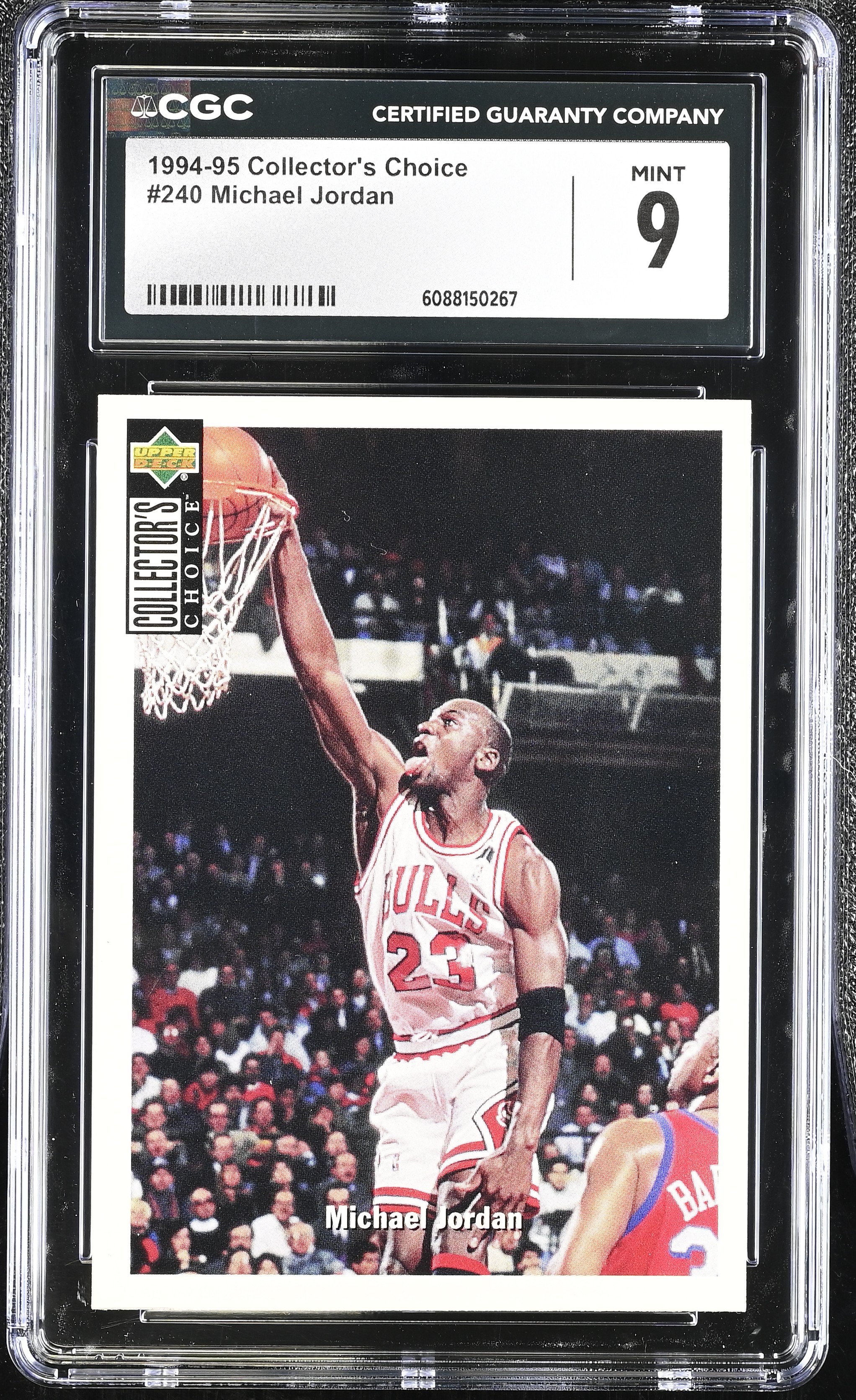 Michael Jordan 1994-95 Collector's Choice #240 (CGC 9) at PristineAuction.com Michael Jordan 1994-95 Collector's Choice #240 (CGC 9) at PristineAuction.com