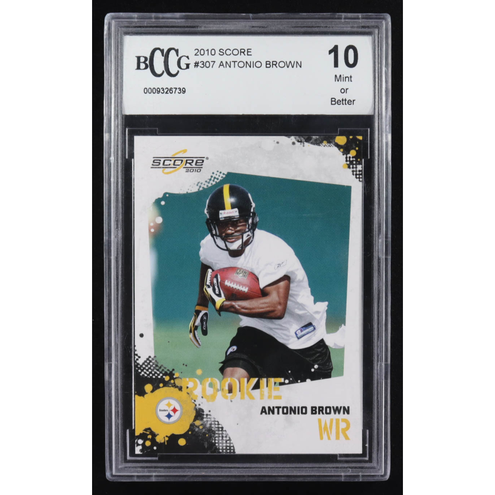 Antonio Brown 2010 Score #307 RC (BCCG 10) at PristineAuction.com