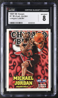 Michael Jordan 1997-98 Hoops #1 (CGC 8) at PristineAuction.com