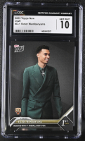 Victor Wembanyama 2023 Topps Now Draft #D-1 RC (CGC 10) at PristineAuction.com