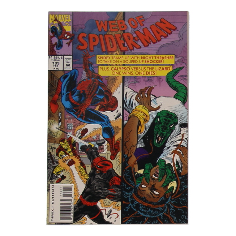1994 "Web of Spider-Man" Issue #109 Marvel Comic Book at PristineAuction.com 1994 "Web of Spider-Man" Issue #109 Marvel Comic Book at PristineAuction.com